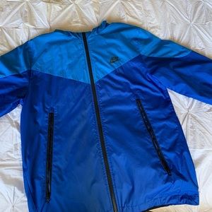 Two Toned Blue Nike Windbreaker